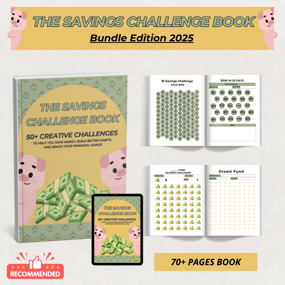 THE SAVINGS CHALLENGE BOOK | Bundle Edition 25'