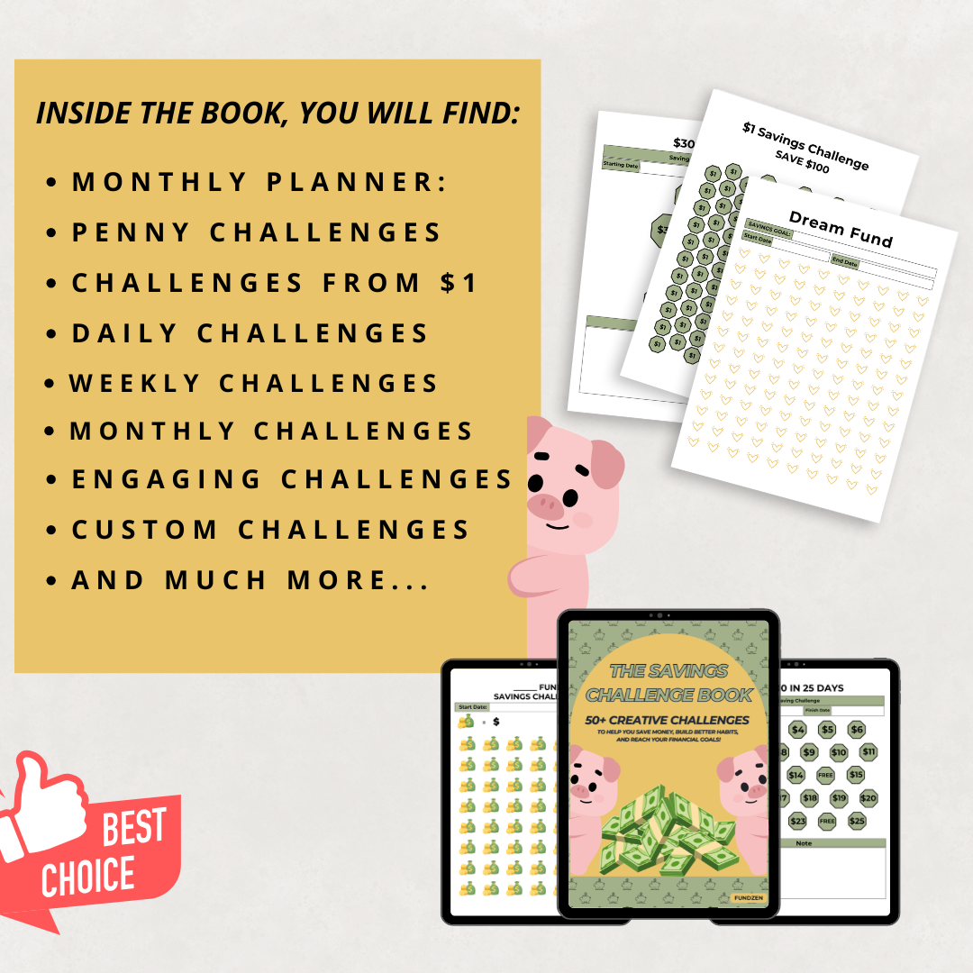 THE SAVINGS CHALLENGE BOOK | Bundle Edition 25'