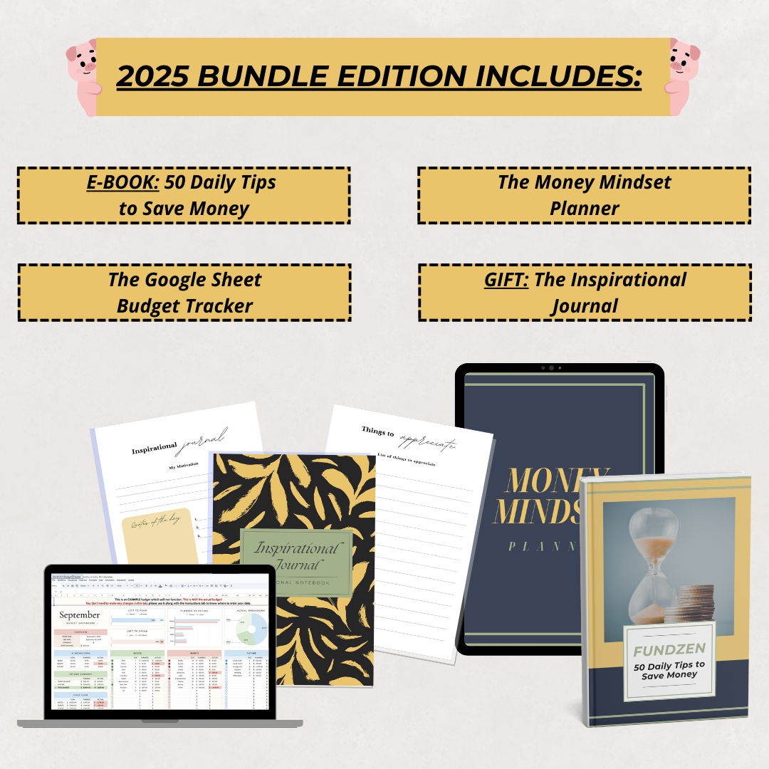 THE SAVINGS CHALLENGE BOOK | Bundle Edition 25'